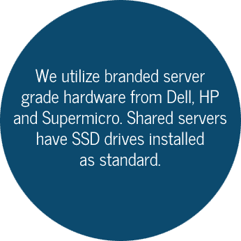 Dell, HP and Supermicro with ssd drives as standard